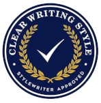 Clear writing styles logo colour