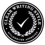 Clear writing styles logo mono logo